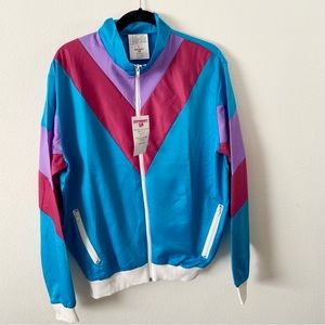 Vintage Colorblock windbreaker jacket new with tags deadstock